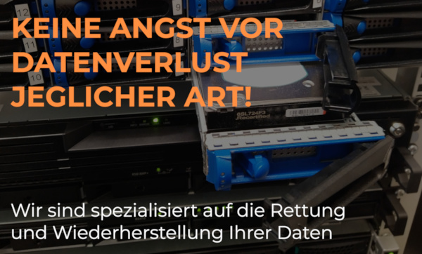 Miniposter Keine Angst vor Datenverlust
